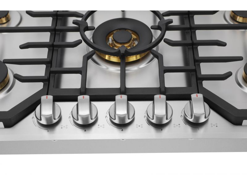 36-inch Five-Burner Defendi Series Gas Cooktop_knobs